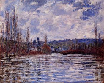 Claude Oscar Monet : The Flood of the Seine at Vetheuil